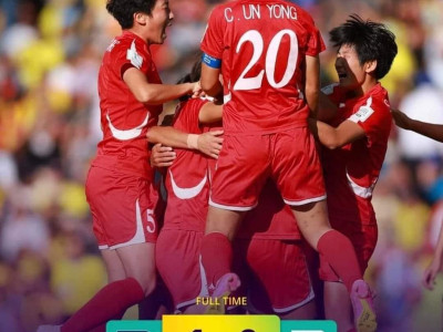 U-20 여자축구 월드컵에서 북한이 우승했네요