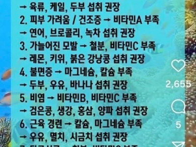 반드시 기억해야 할 내 몸이 보내는 건강 이상 신호